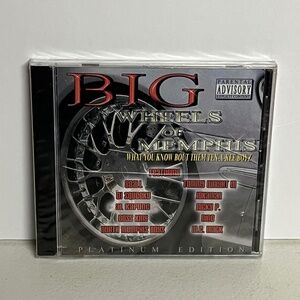 Vintage 2004 Big Wheels Of Memphis Platinum Edition CD Tenakee Boyz
